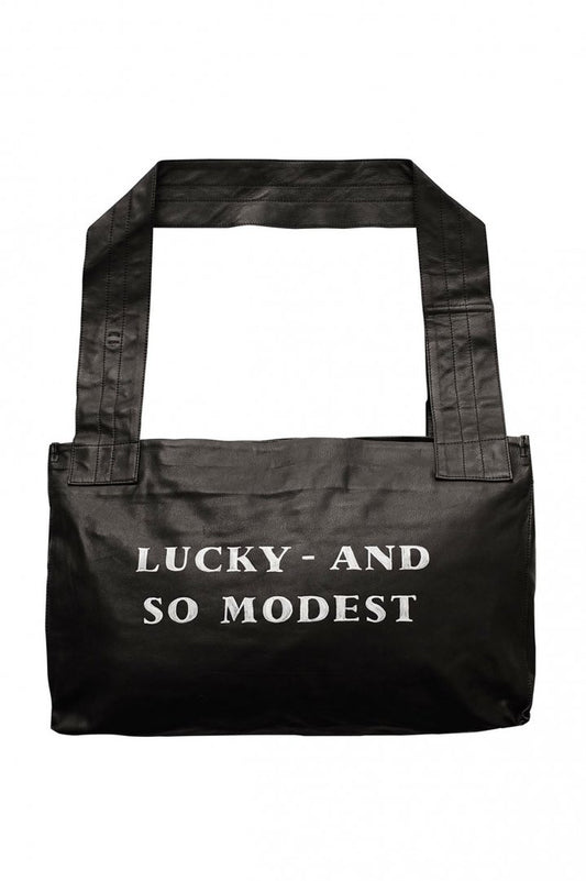 OLD JOE ★★★ EXCLUSIVE - STUNNING LEATHER PORTER BAG - BLACK #4