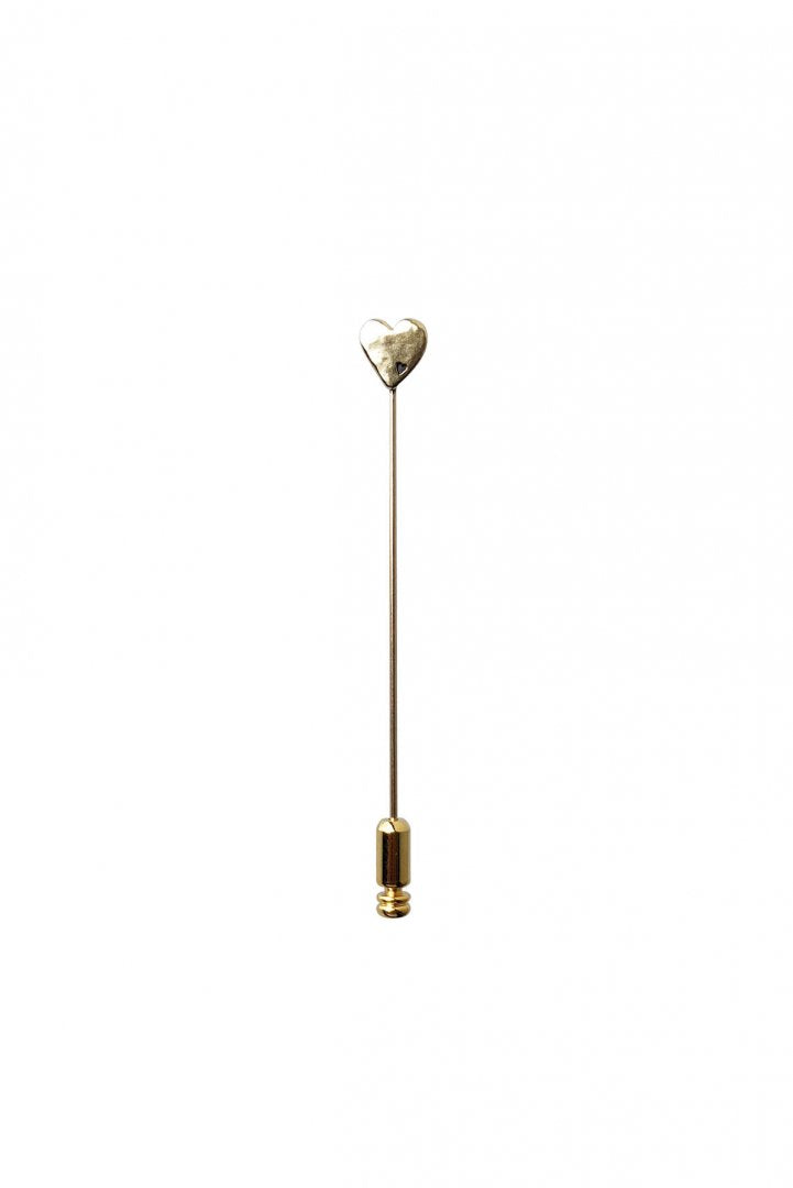 Porter Classic - CLASSICGENTLEMAN HEART PIN - GOLD