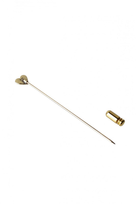 Porter Classic - CLASSICGENTLEMAN HEART PIN - GOLD