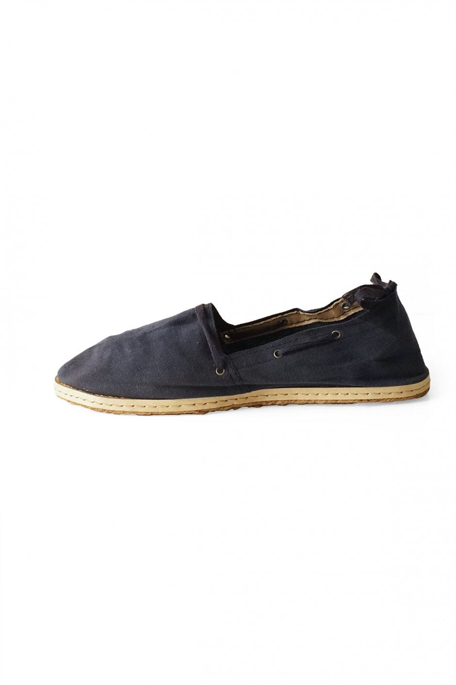 1950's FRENCH VINTAGE INDIGO ESPADRILLES