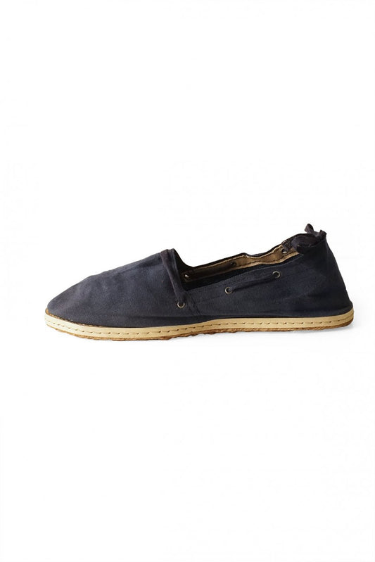 1950's FRENCH VINTAGE INDIGO ESPADRILLES