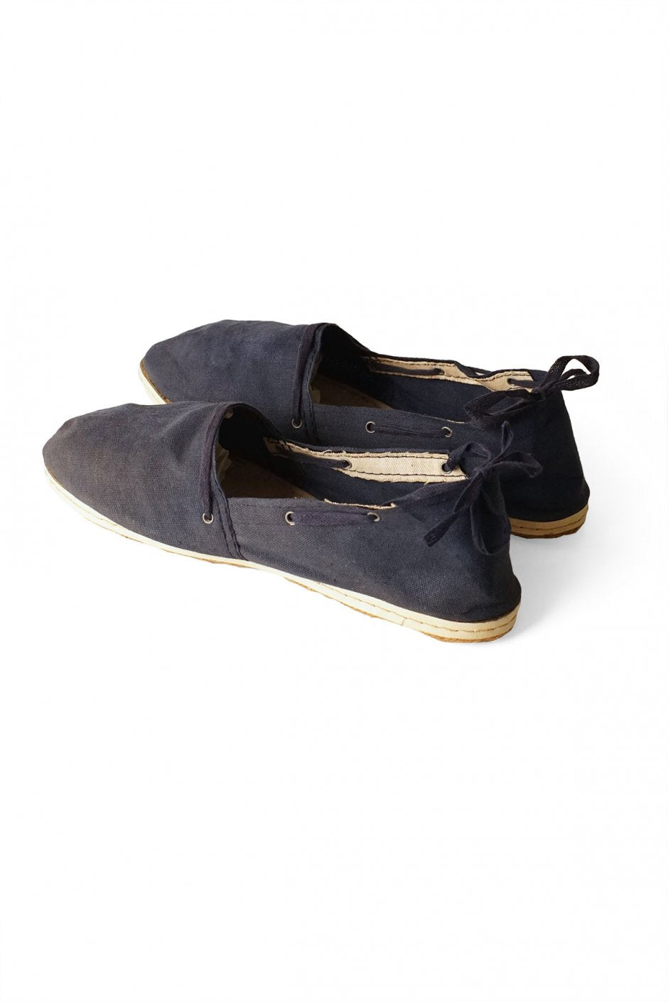 1950's FRENCH VINTAGE INDIGO ESPADRILLES