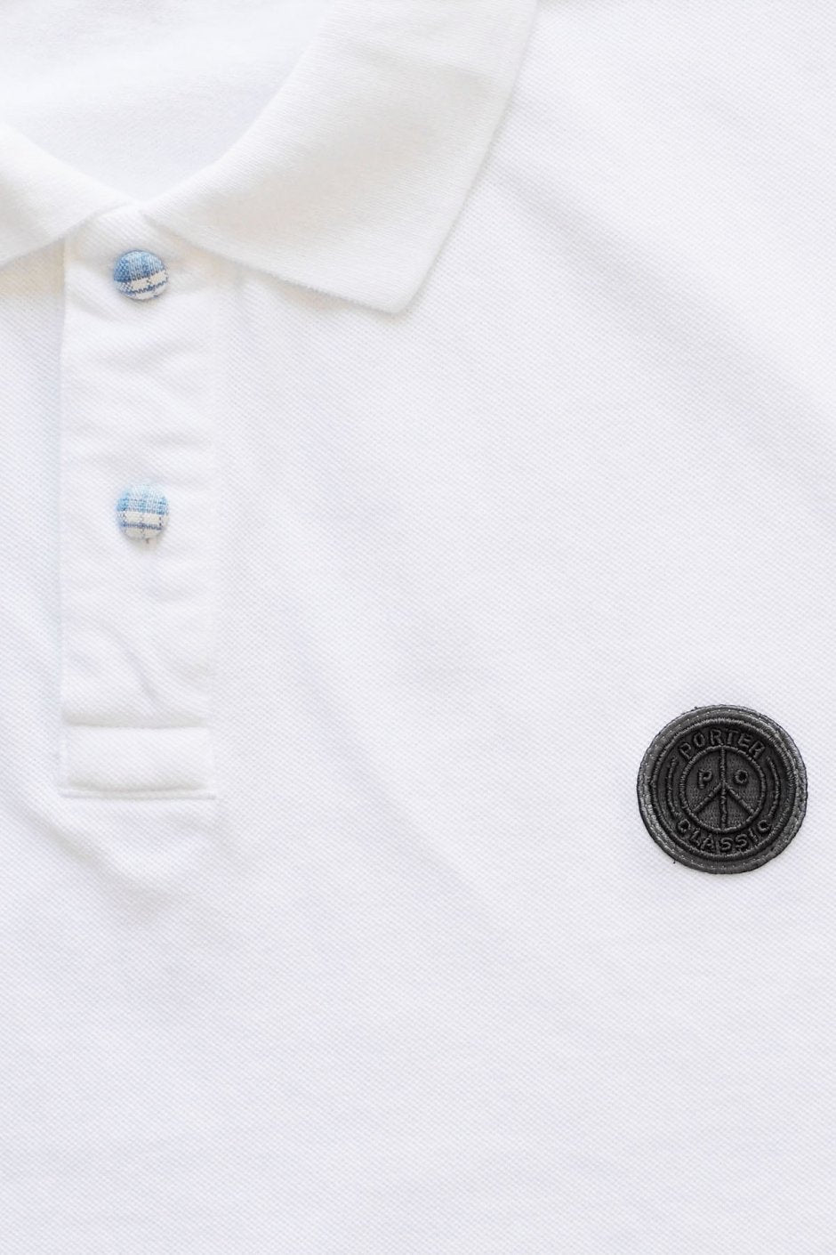 Porter Classic ★★★ - POLO SHIRT - WHITE - KANAZAWA EXCLUSIVE