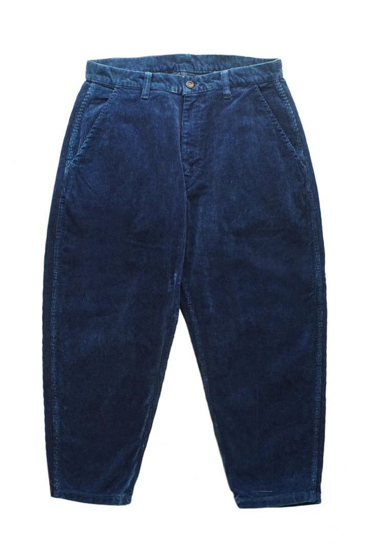 Porter Classic ★★★ - CORDUROY PANTS type 2012 MOLESKIN - BLUE