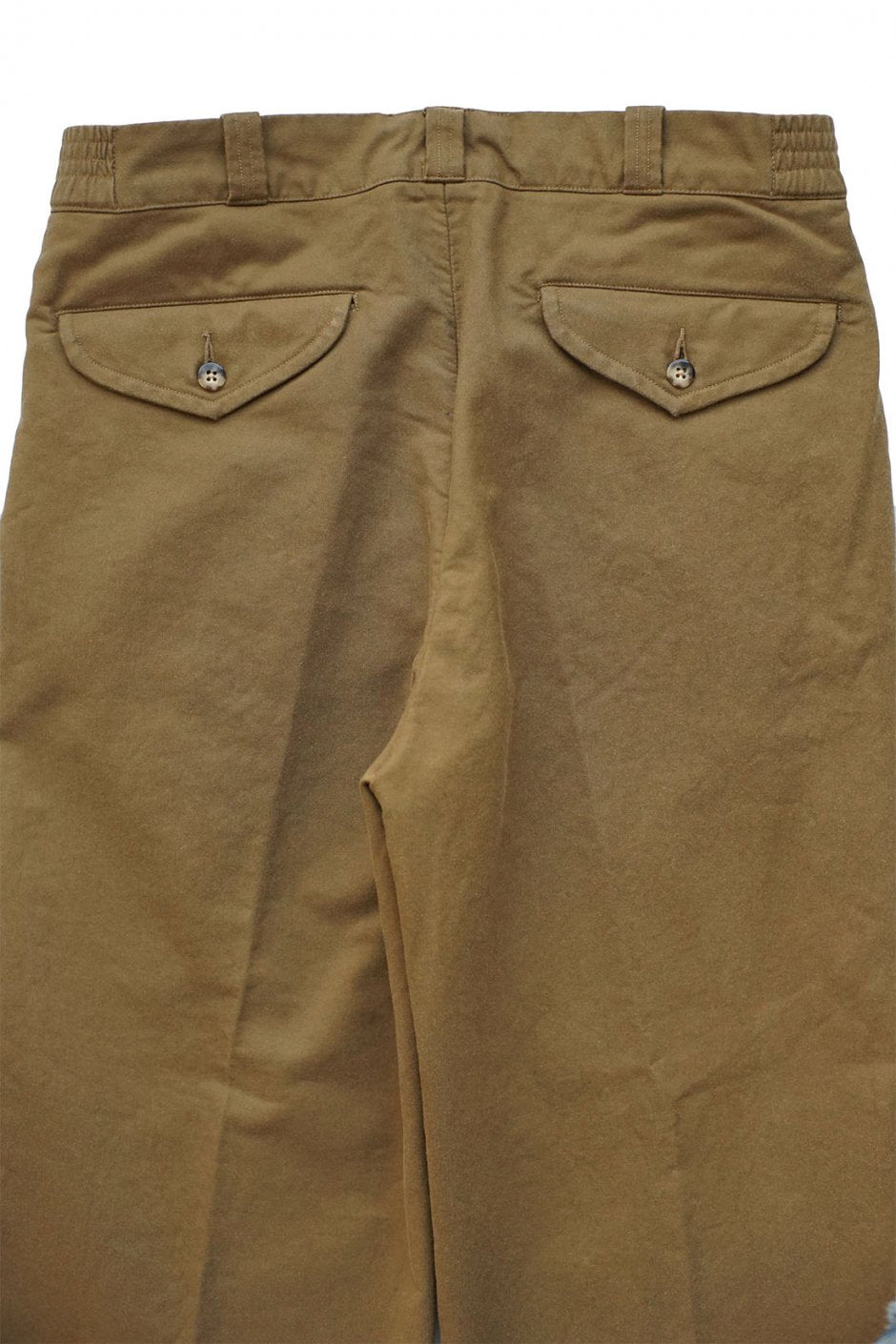 OLD JOE - FRONT TUCK ARMY TROUSER - OLIVE