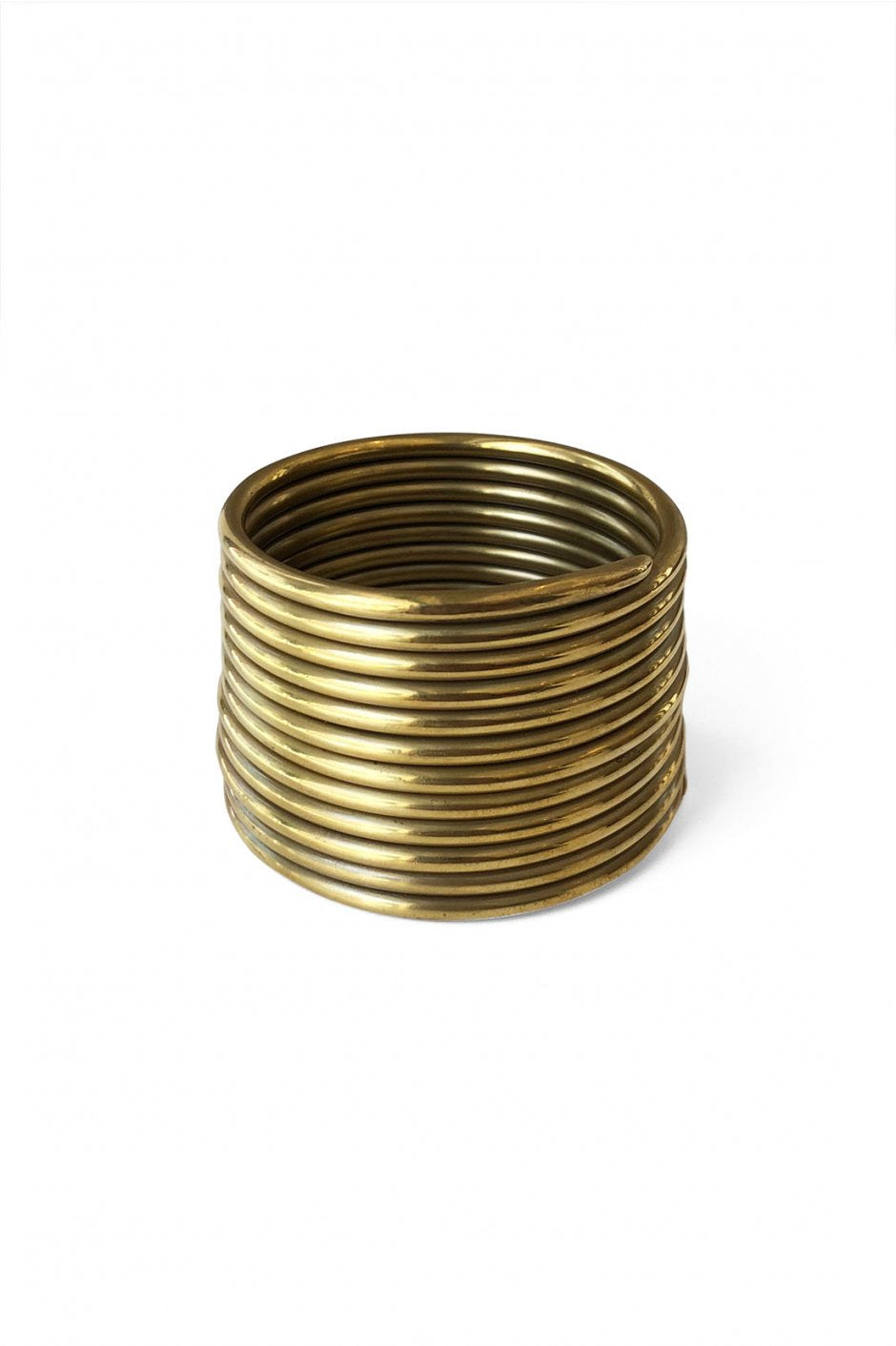 8UEDE - LAWY COILING BANGLE - GOLD