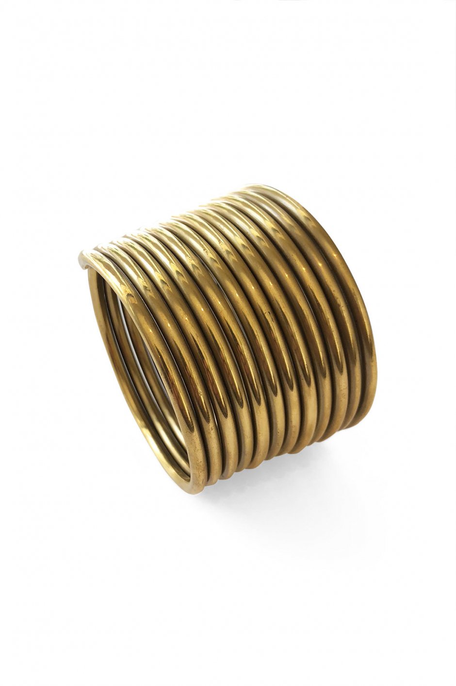 8UEDE - LAWY COILING BANGLE - GOLD