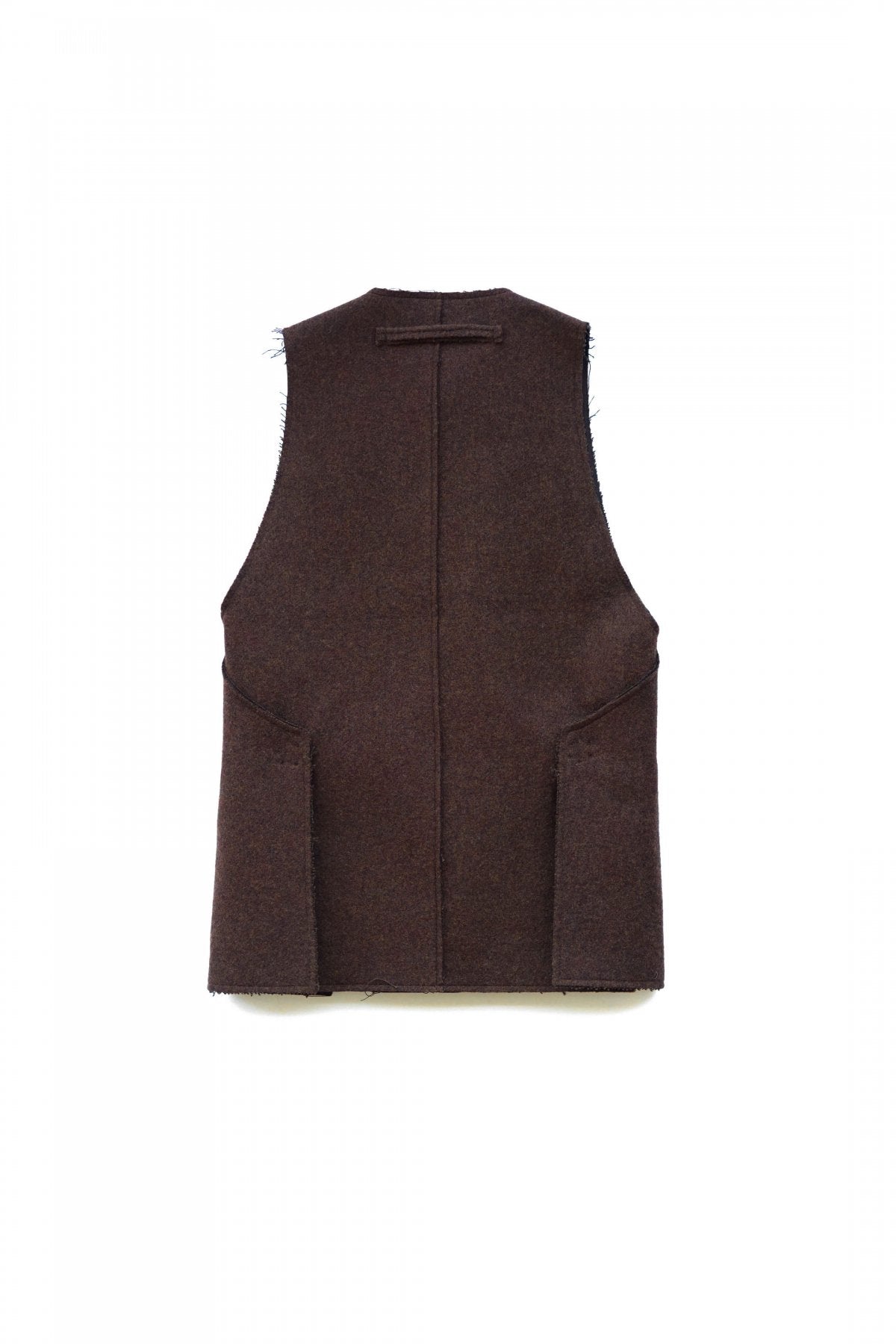 toogood - THE ANTIQUE DEALER GILET - SOFT LAMBSWOOL - PEAT