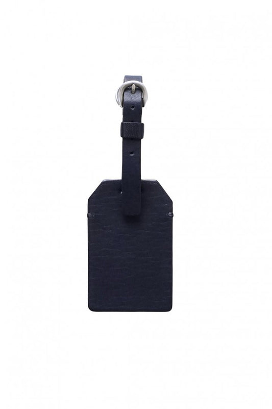 Porter Classic - LEATHER LUGGAGE TAG KEY HOLDER - INDIGO