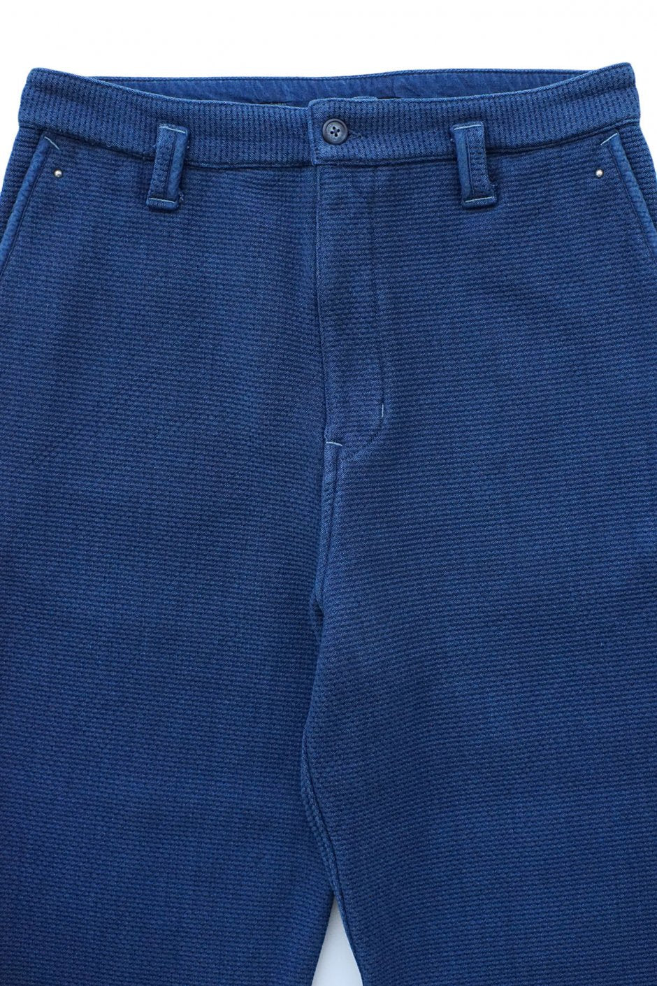 Porter Classic - KENDO STUDDED SOFT SIDE PANTS - BLUE