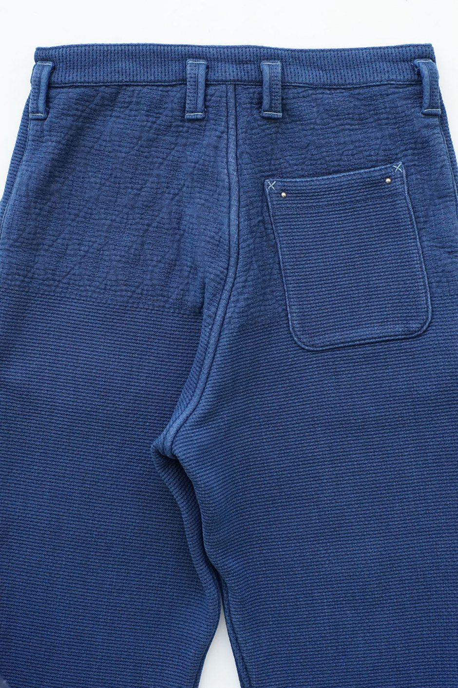 Porter Classic - KENDO STUDDED SOFT SIDE PANTS - BLUE