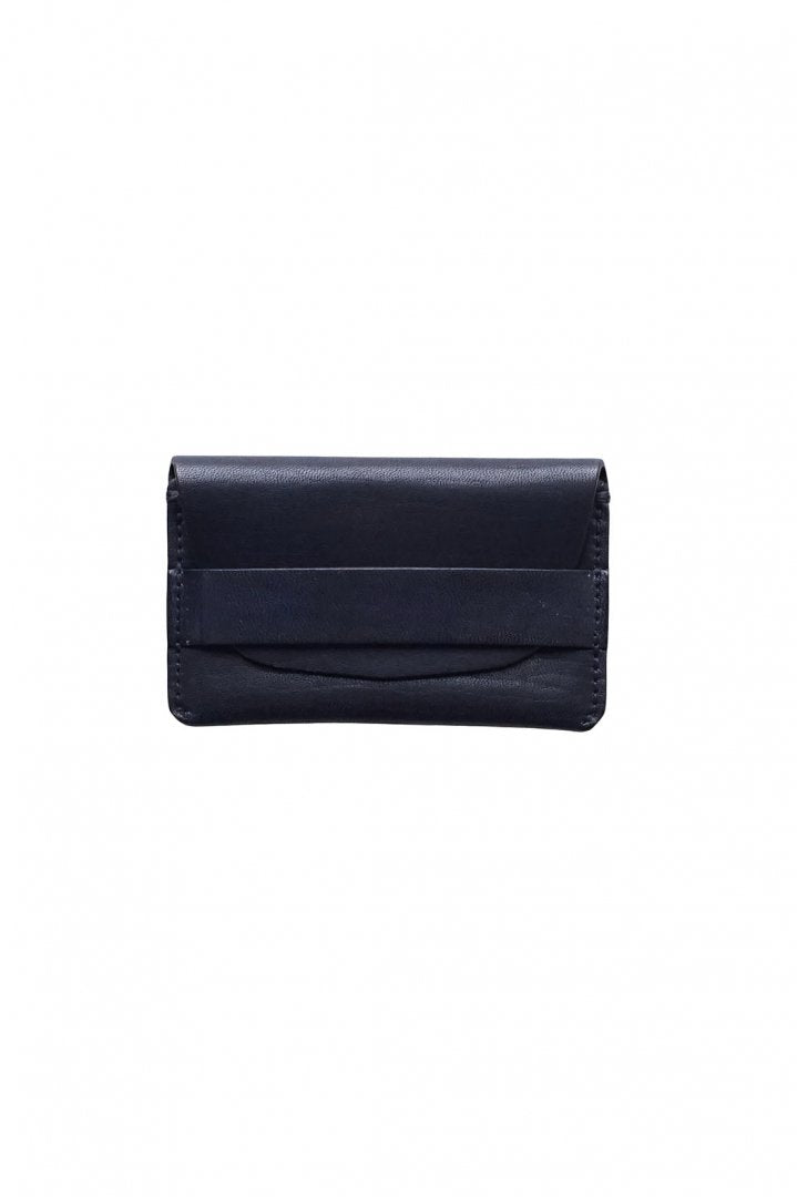 Porter Classic - LEATHER CARD CASE - INDIGO