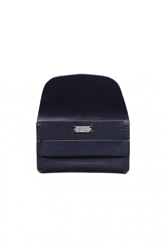 Porter Classic - LEATHER CARD CASE - INDIGO