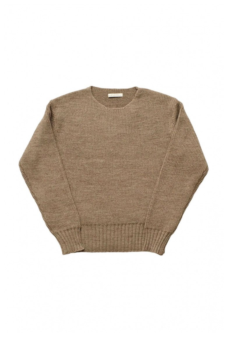 OLD JOE - TWEEDY YARN MARINE SWEATER - TAUPE