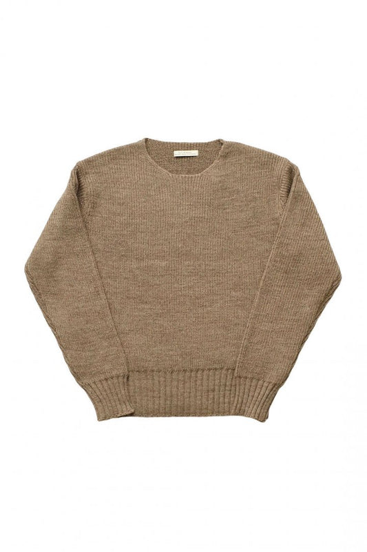 OLD JOE - TWEEDY YARN MARINE SWEATER - TAUPE