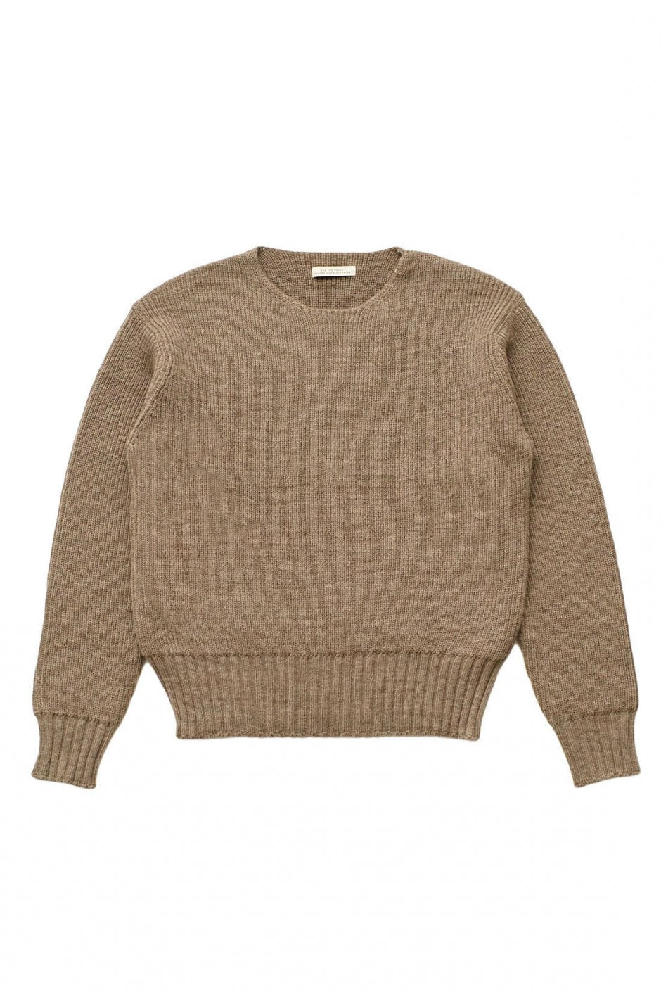 OLD JOE - TWEEDY YARN MARINE SWEATER - TAUPE