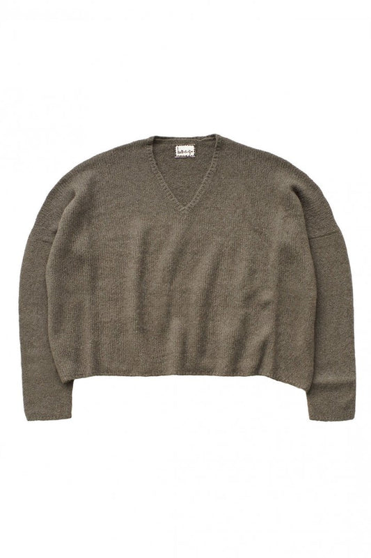 humoresque - V-NECK PULLOVER - GRAY