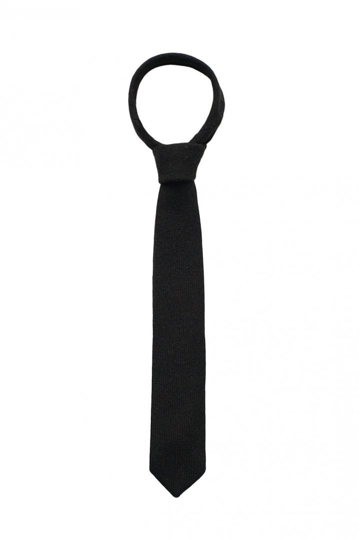 Nigel Cabourn - TIE WASHABLE WOOL - BLACK