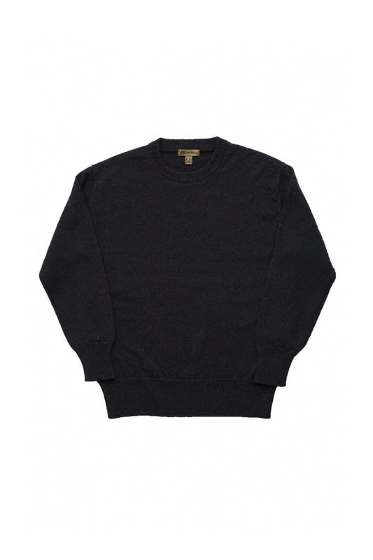 Nigel Cabourn - 40s CREW NECK SWEATER WASHABLE WOOL- NAVY