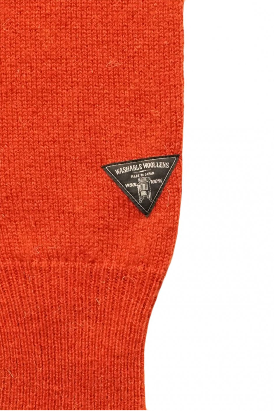 Nigel Cabourn - 40s CREW NECK SWEATER WASHABLE WOOL- ORANGE