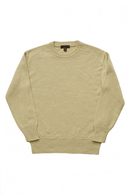 Nigel Cabourn - 40s CREW NECK SWEATER WASHABLE WOOL- IVORY