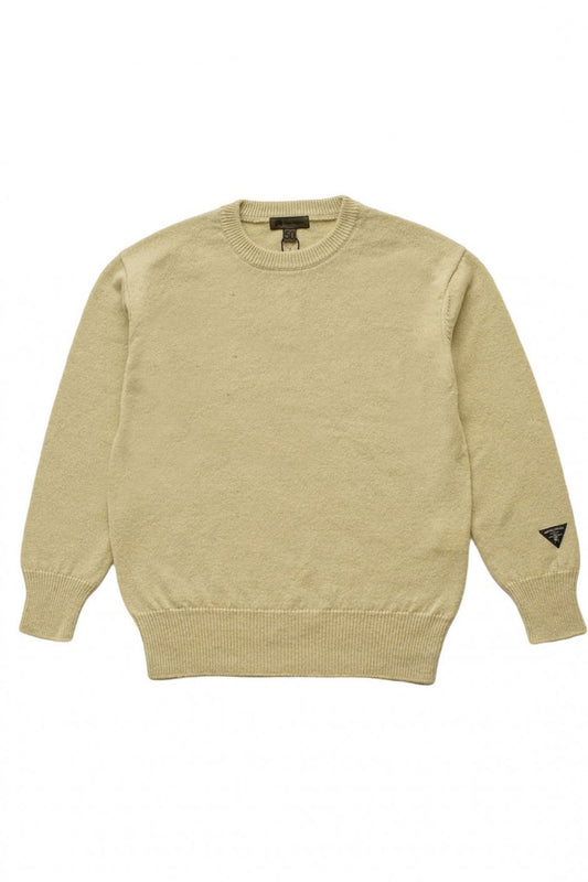 Nigel Cabourn - 40s CREW NECK SWEATER WASHABLE WOOL- IVORY