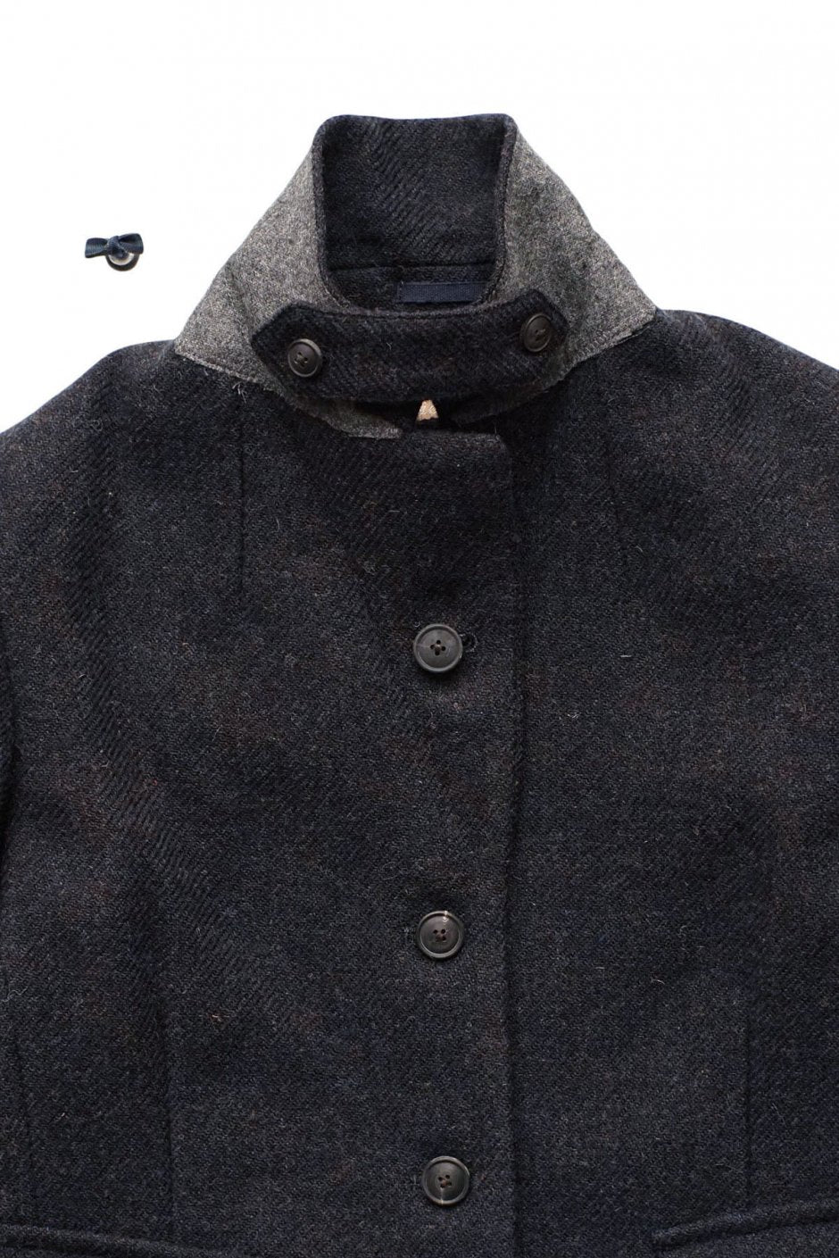 Nigel Cabourn woman - RIDING JACKET WASHABLE WOOL - DARK NAVY