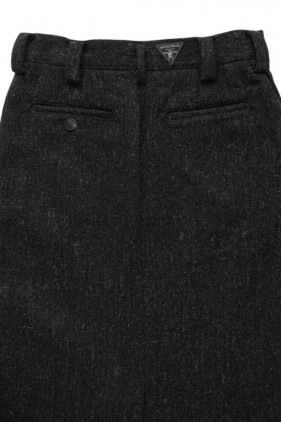 Nigel Cabourn woman - BASIC LONG SKIRT WASHABLE WOOL - GREY