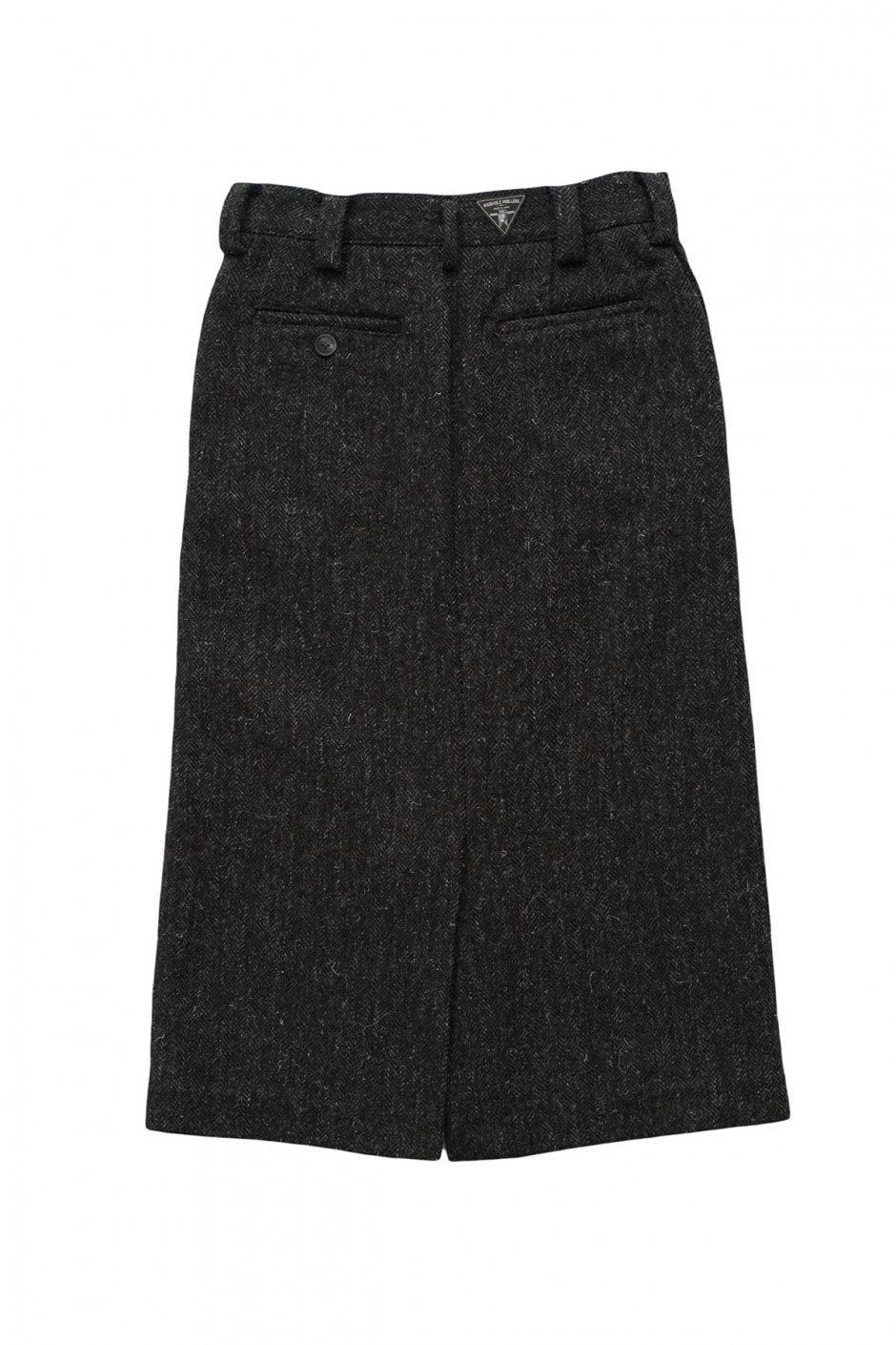 Nigel Cabourn woman - BASIC LONG SKIRT WASHABLE WOOL - GREY