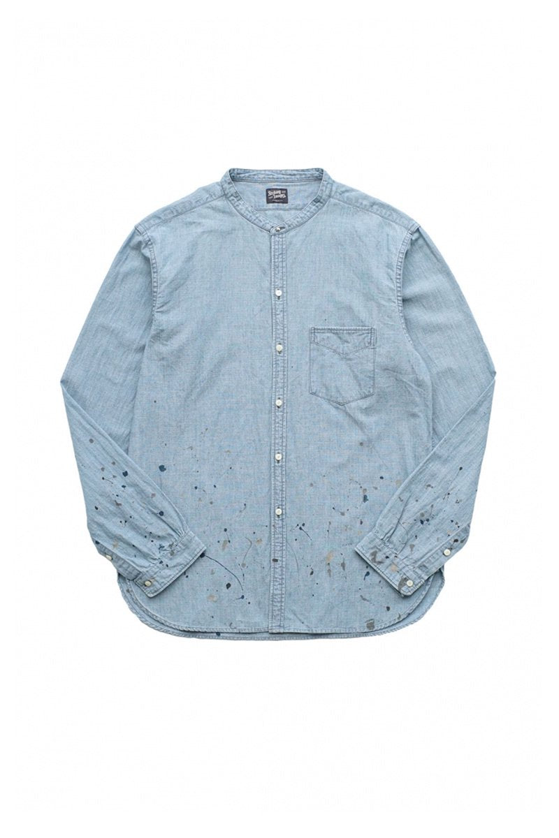 OLD JOE - CHAMBRAY / C-SHIRT . LS - INDIGO