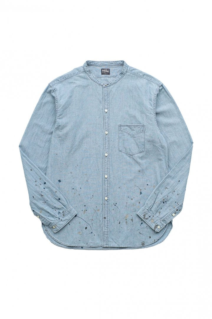 OLD JOE - CHAMBRAY / C-SHIRT . LS - INDIGO