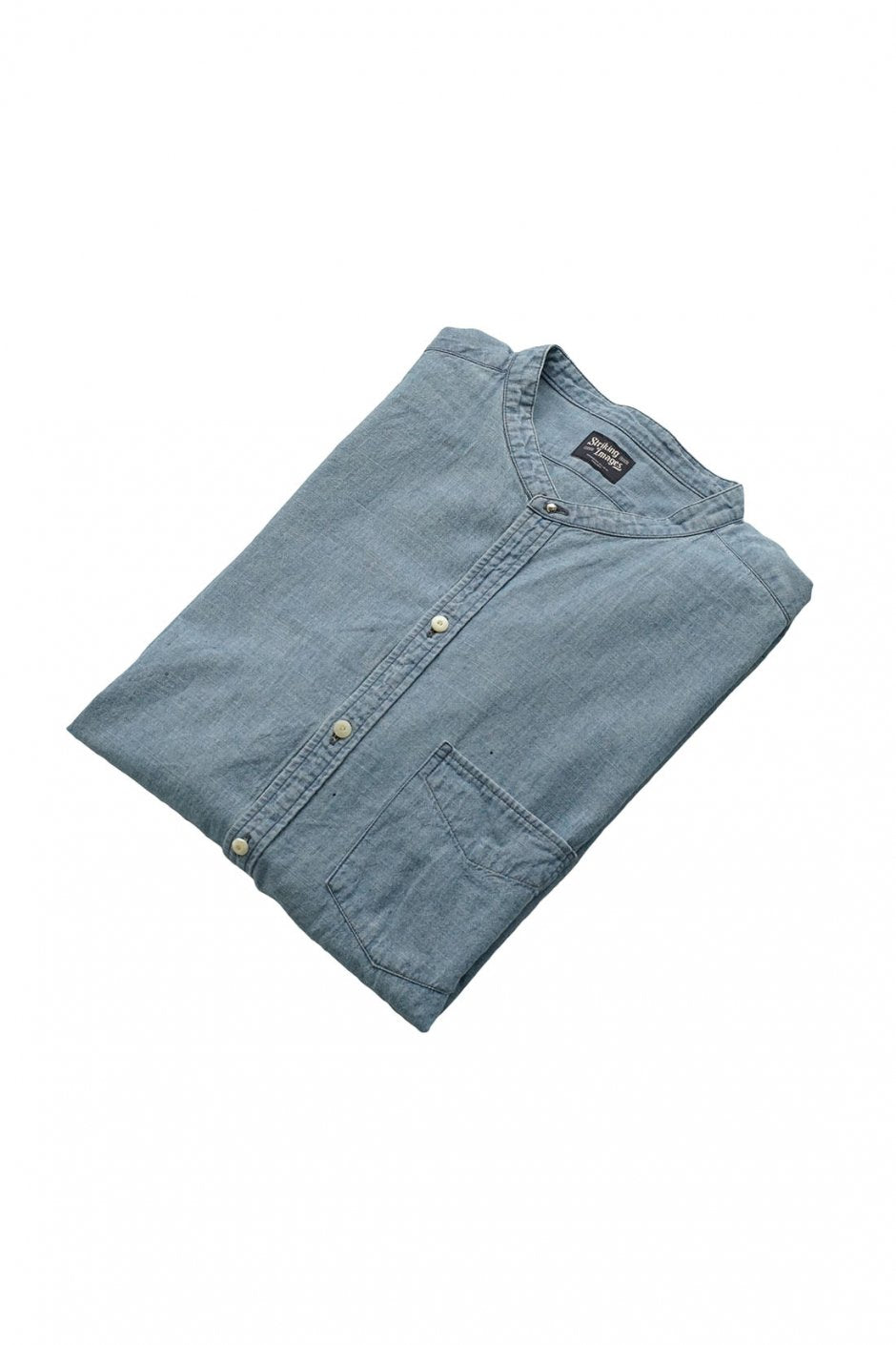 OLD JOE - CHAMBRAY / C-SHIRT . LS - INDIGO