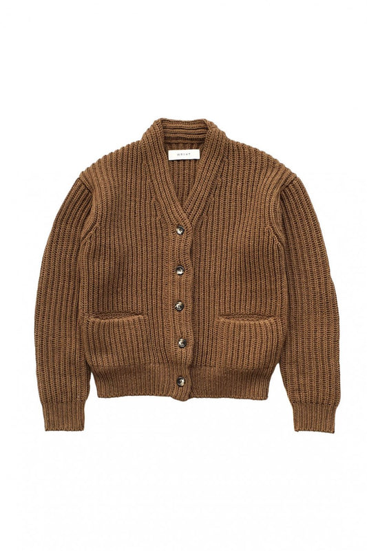 WRYHT - FELT YARN CARDIGAN - DUNE