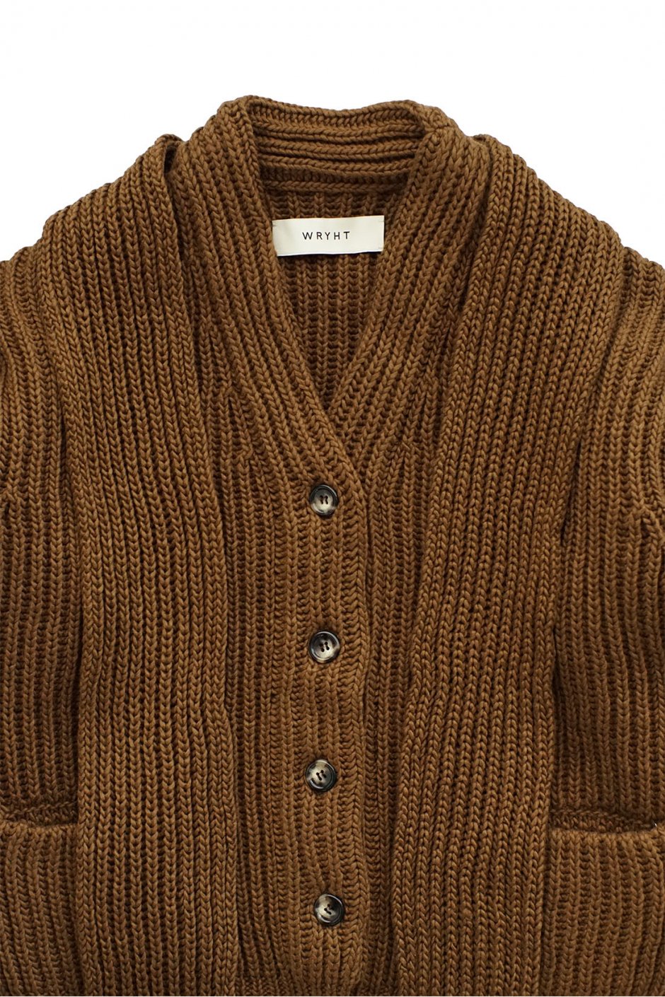 WRYHT - FELT YARN CARDIGAN - DUNE