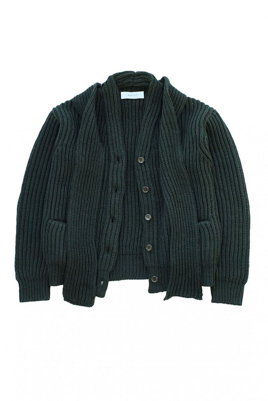 WRYHT - FELT YARN CARDIGAN - FOREST