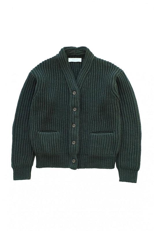 WRYHT - FELT YARN CARDIGAN - FOREST