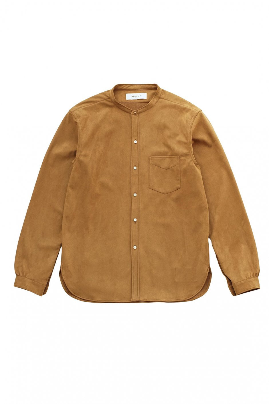 WRYHT - STUD BUTTON BAND COLLAR SHIRTS - DUNE