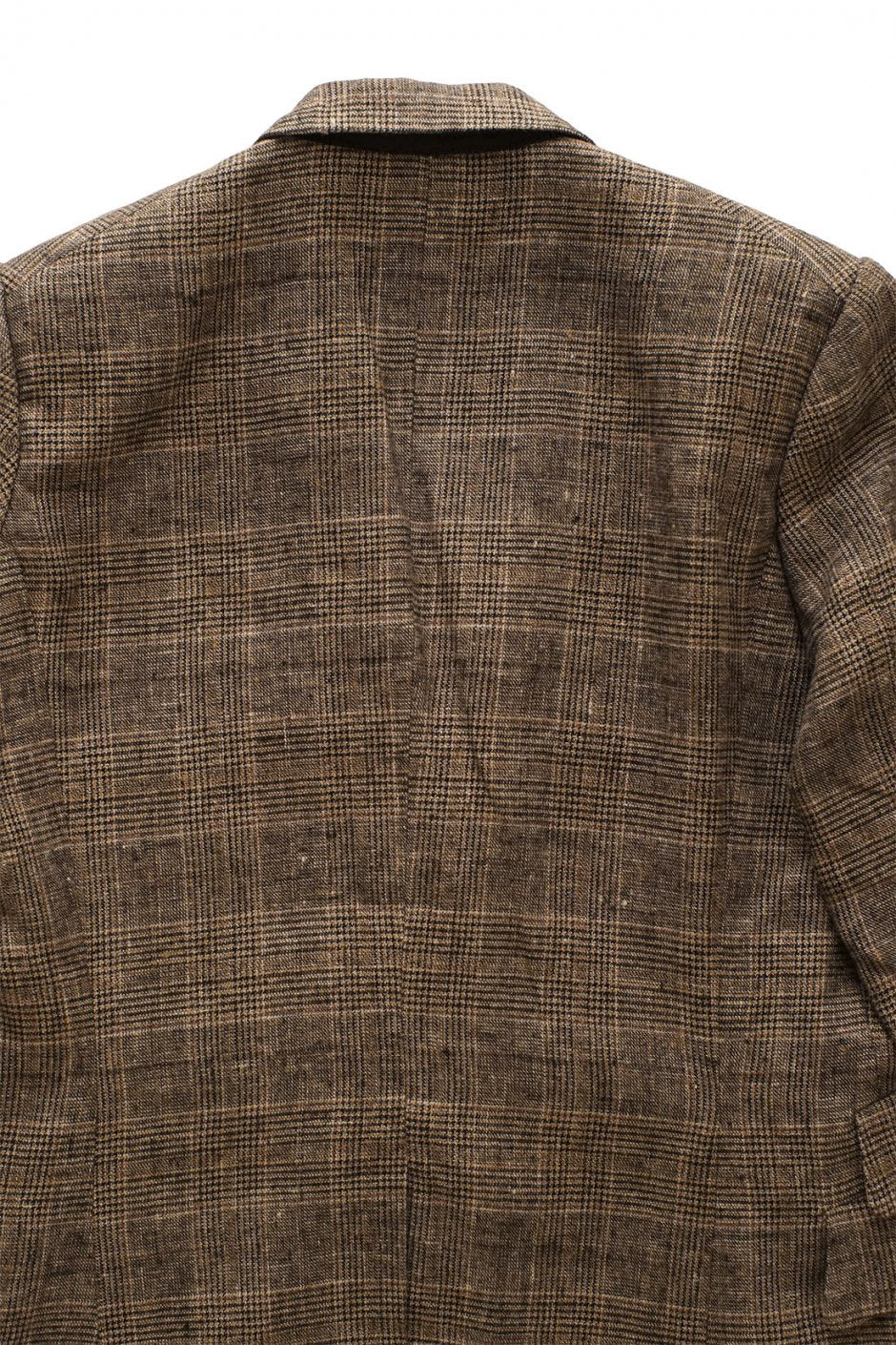 WRYHT - PEAKED LAPEL ARTISAN SACK JACKET - GREN CHECK SIENNA