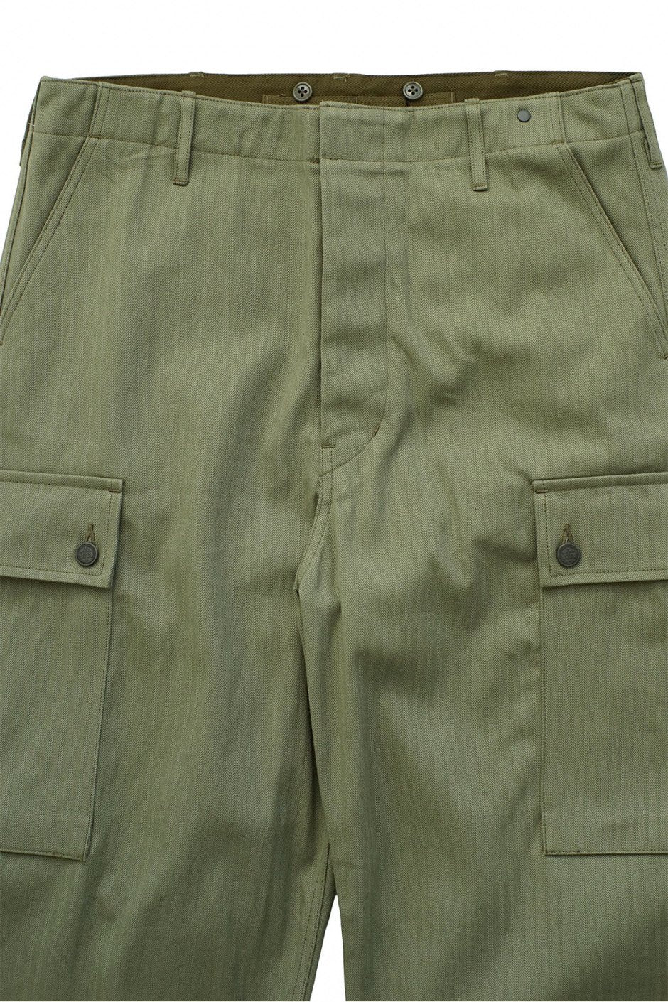 Nigel Cabourn - 5 POCKET MONKEY PANT - OLIVE