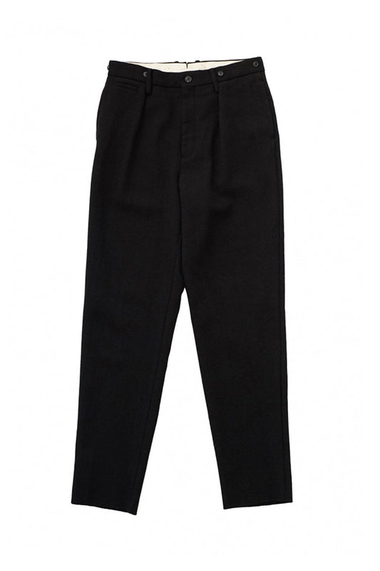 Nigel Cabourn - MEDICAL PANT WASHABLE WOOL - BLACK