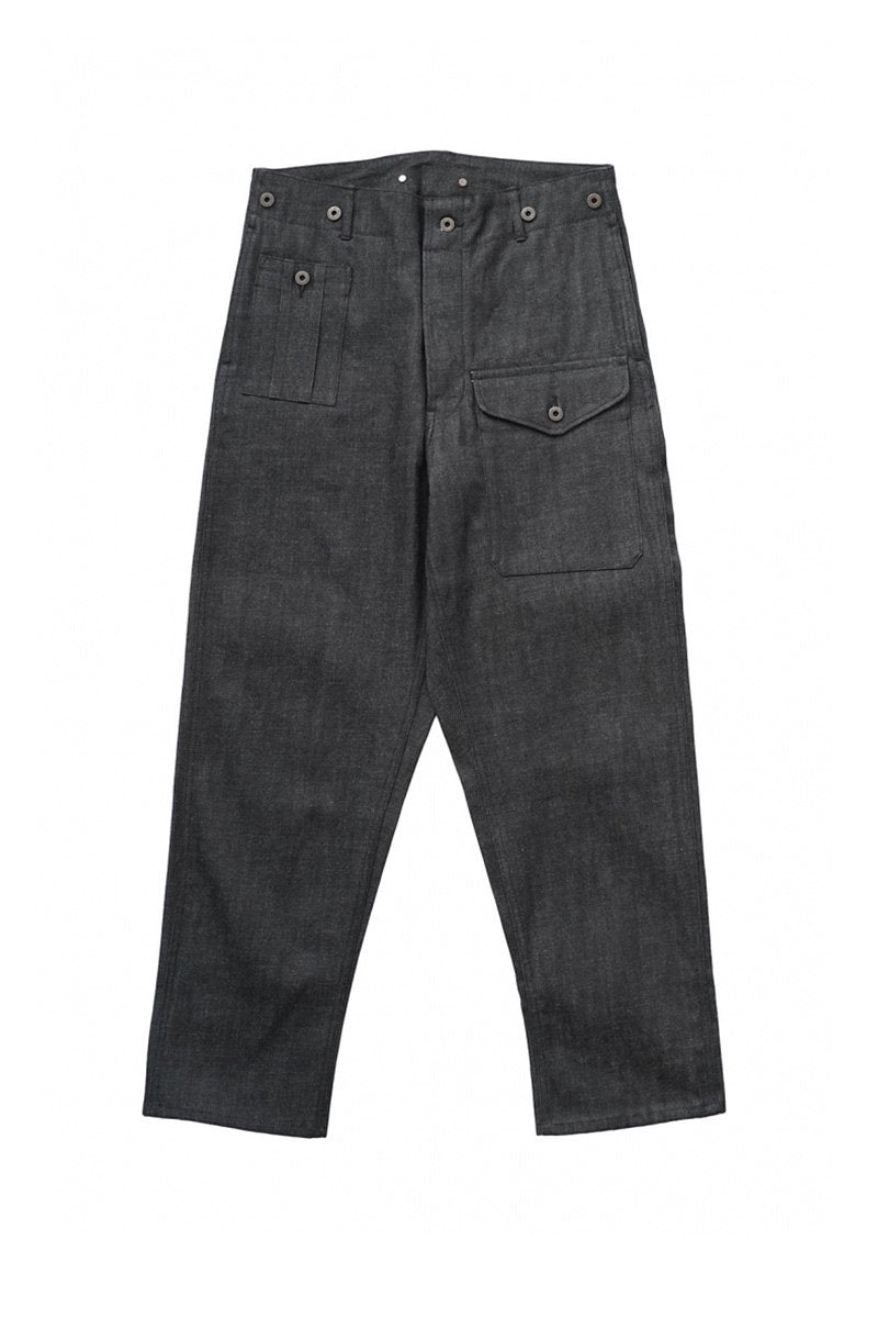 Nigel Cabourn - BATTLE DRESS PANT 12.5oz DENIM - INDIGO