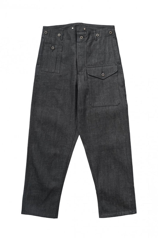 Nigel Cabourn - BATTLE DRESS PANT 12.5oz DENIM - INDIGO