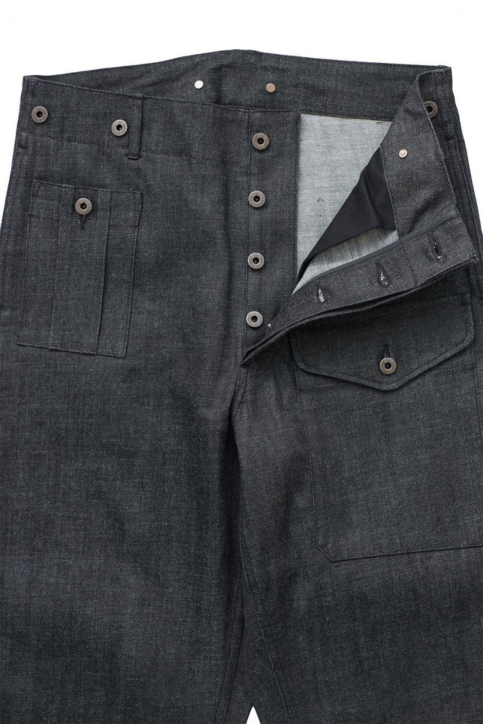 Nigel Cabourn - BATTLE DRESS PANT 12.5oz DENIM - INDIGO