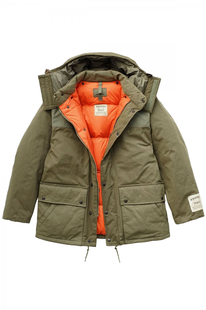 Nigel Cabourn - DONKEY DOWN JACKET HALFTEX - OLIVE