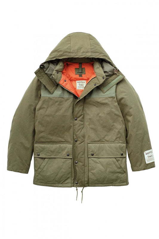 Nigel Cabourn - DONKEY DOWN JACKET HALFTEX - OLIVE