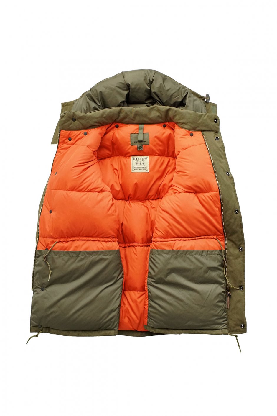 Nigel Cabourn - DONKEY DOWN JACKET HALFTEX - OLIVE