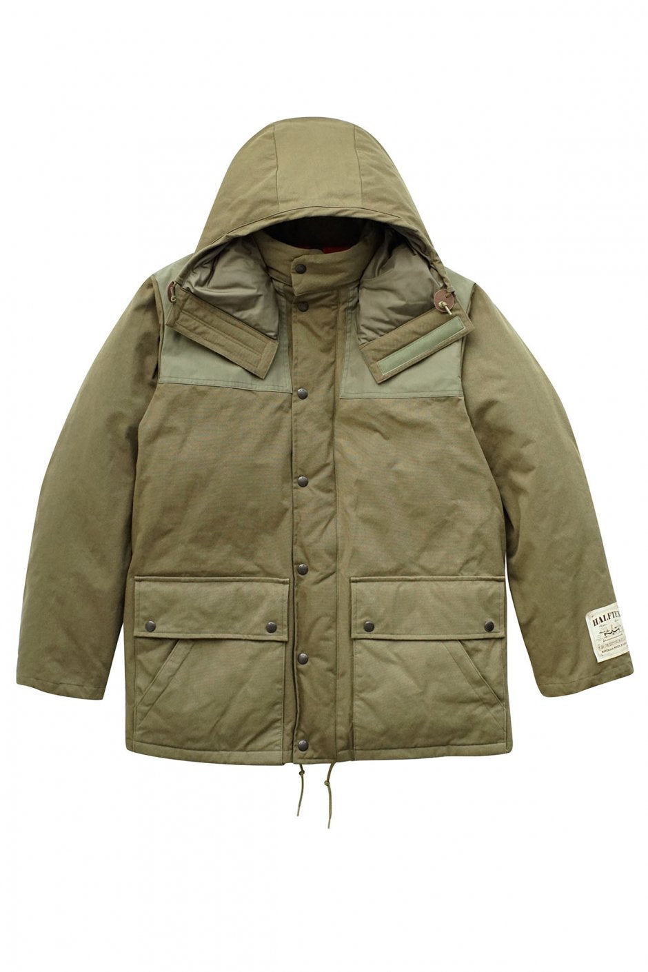 Nigel Cabourn - DONKEY DOWN JACKET HALFTEX - OLIVE