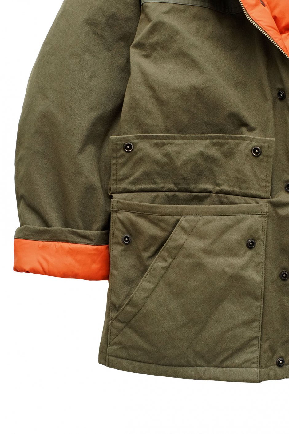 Nigel Cabourn - DONKEY DOWN JACKET HALFTEX - OLIVE