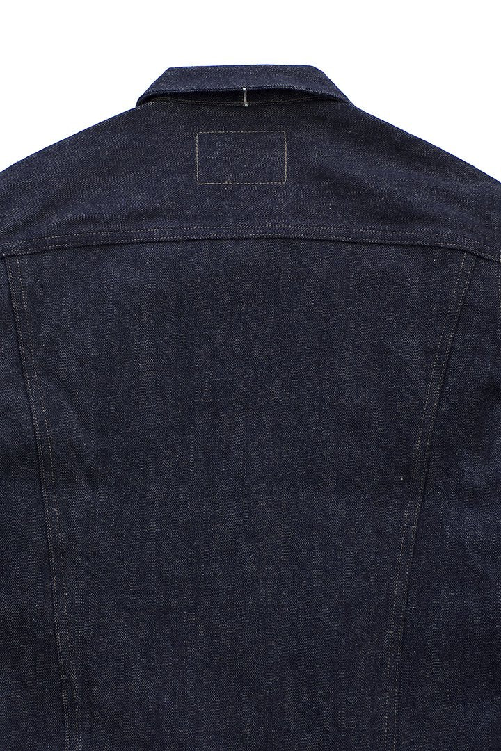 WRYHT - FRENCH COLLAR JEAN JACKET- INDIGO LAW