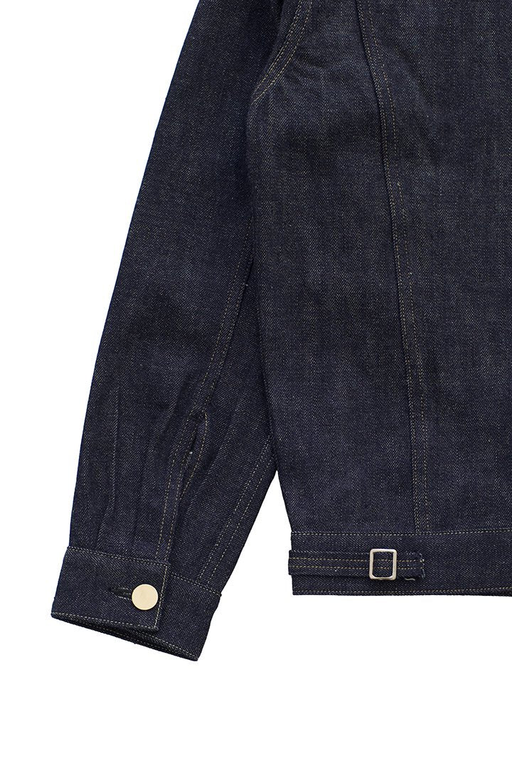 WRYHT - FRENCH COLLAR JEAN JACKET- INDIGO LAW